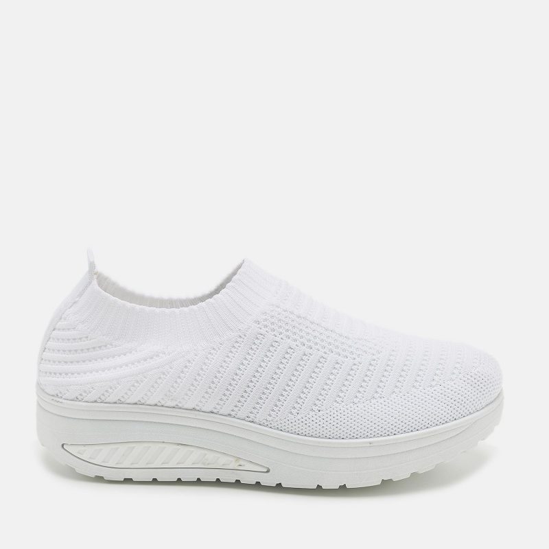 נעל רשת עם סוליה שני צבעים